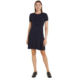 Tommy Hilfiger Women's Short Sleeve Midi Dress, Blue (Desert Sky), XL Tommy Hilfiger Women's Short Sleeve Midi Dress, Blue (Desert Sky), XL