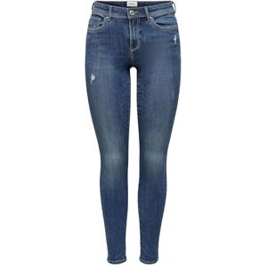 ONLY Women's Onlwauw Life Mid Skinny Bj114-3 Noos Trouser, Medium Blue Denim, XL 34L UK ONLY Women's Onlwauw Life Mid Skinny Bj114-3 Noos Trouser, Medium Blue Denim, XL 34L UK