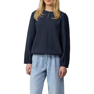 s.Oliver O Shape Puff Sleeve Blouse, Navy, 10 s.Oliver O Shape Puff Sleeve Blouse, Navy, 10