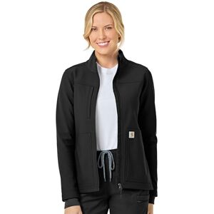 Carhartt Women's Rugged Flex Bonded Fleece Jacket, Black, XL Carhartt Women's Rugged Flex Bonded Fleece Jacket, Black, XL