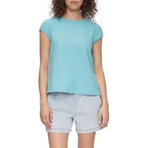 QS Women's Blouse Shirt, Turquoise 6170, 10 QS Women's Blouse Shirt, Turquoise 6170, 10