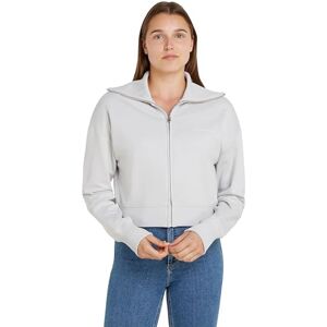 Calvin Klein Jeans Women's DIFFUSED MONOLOGO ZIP-THROUGH Zip Throughs, Lunar Rock, M Calvin Klein Jeans Women's DIFFUSED MONOLOGO ZIP-THROUGH Zip Throughs, Lunar Rock, M