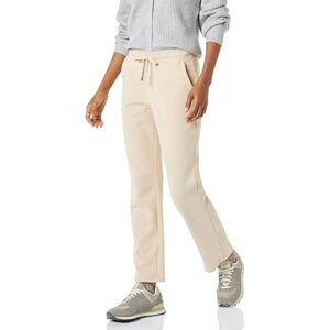 Amazon Essentials Women's Straight Leg Sweatpants with Drawstring for Women, Fleece – (Available in Plus Size), Light Beige, XL Amazon Essentials Women's Straight Leg Sweatpants with Drawstring for Women, Fleece – (Available in Plus Size), Light Beige, XL