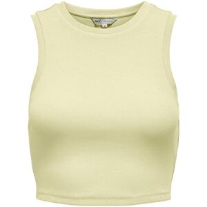 ONLY Onlvilma S/L Cropped Tank Top JRS Noos, Double Cream, XS ONLY Onlvilma S/L Cropped Tank Top JRS Noos, Double Cream, XS