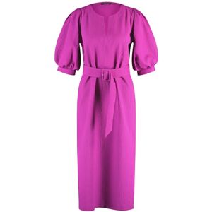 Taifun Women's Balloon Sleeve Half Sleeve Plain Knee-Over Knee Dress, fuchsia, 12 Taifun Women's Balloon Sleeve Half Sleeve Plain Knee-Over Knee Dress, fuchsia, 12