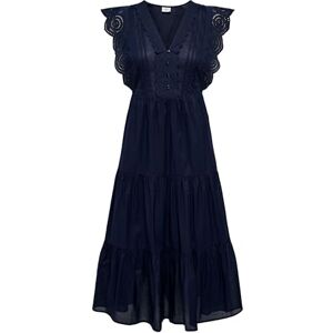JDY Women's sara sara s/l lace Dress WVN, Black (Black Iris), XL JDY Women's sara sara s/l lace Dress WVN, Black (Black Iris), XL