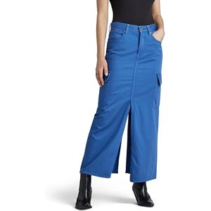G-STAR Women's Viktoria Long Cargo Skirt , Blue (faded blue papillon gd D24386-D551-G336), 28 G-STAR Women's Viktoria Long Cargo Skirt , Blue (faded blue papillon gd D24386-D551-G336), 28