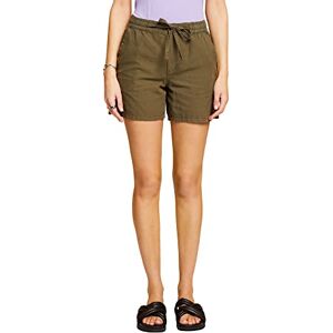 ESPRIT Women's 033ee1c308 Shorts, Khaki Green, UK 6 ESPRIT Women's 033ee1c308 Shorts, Khaki Green, UK 6