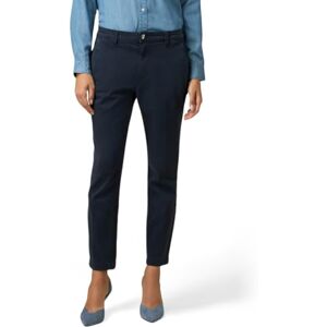Oltre : Autum Winter 24 Tencel Blend Chino Trousers White, Blue, 14 Oltre : Autum Winter 24 Tencel Blend Chino Trousers White, Blue, 14