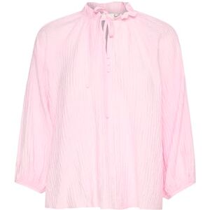 Kaffe Women's Blouse V-Notch Neck Buttons Regular Fit 3/4 Sleeves Hip Length, Lilac Snow, 16 Kaffe Women's Blouse V-Notch Neck Buttons Regular Fit 3/4 Sleeves Hip Length, Lilac Snow, 16