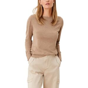 s.Oliver Ladies Long Sleeve Boat Neck Fine Rib Viscose Mix Plain Sweater, 83w0 Brown, 8 s.Oliver Ladies Long Sleeve Boat Neck Fine Rib Viscose Mix Plain Sweater, 83w0 Brown, 8