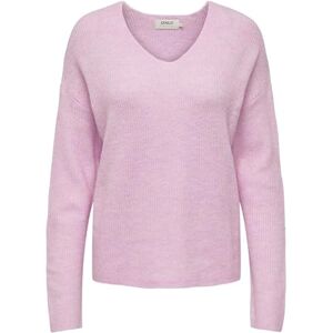 ONLY Women's Onlcamilla V-Neck L/S Jumper KNT Noos Sweater, Pink Lady, M ONLY Women's Onlcamilla V-Neck L/S Jumper KNT Noos Sweater, Pink Lady, M