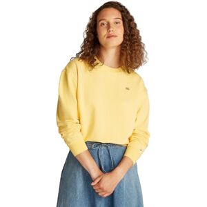Tommy Hilfiger Women’s Contrast Flag Regular Fit Sweatshirt, Yellow (Citronella), 3XL Tommy Hilfiger Women’s Contrast Flag Regular Fit Sweatshirt, Yellow (Citronella), 3XL