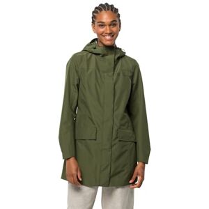 Jack Wolfskin Women's Cape York Paradise Coat W Coat, Greenwood, L, Greenwood, L Jack Wolfskin Women's Cape York Paradise Coat W Coat, Greenwood, L, Greenwood, L