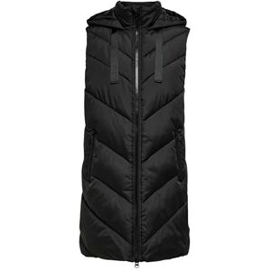 JDY JACQUELINE DE YONG Only& Women's skylar Otw Noos Padded Hood Waistcoat Jacket, black, XS JDY JACQUELINE DE YONG Only& Women's skylar Otw Noos Padded Hood Waistcoat Jacket, black, XS