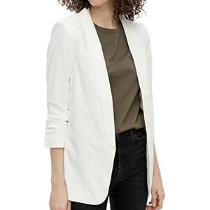 PIECES Women's Pcboss 3/4 Blazer Noos Suit jacket, Cloud Dancer, M UK PIECES Women's Pcboss 3/4 Blazer Noos Suit jacket, Cloud Dancer, M UK