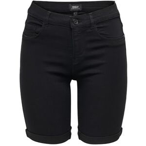 ONLY NOS Women's Onlrain Mid Long Shorts Black Cry6060 Short, (Black Black), 16 (Manufacturer Size: X-Large) ONLY NOS Women's Onlrain Mid Long Shorts Black Cry6060 Short, (Black Black), 16 (Manufacturer Size: X-Large)