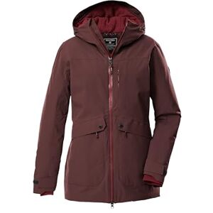 killtec KOW 16 WMN PRK 43310-000 Women's Outdoor Parka/Functional Parka with Hood Dark Wine Red, 38 killtec KOW 16 WMN PRK 43310-000 Women's Outdoor Parka/Functional Parka with Hood Dark Wine Red, 38