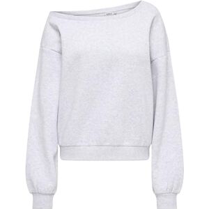 ONLY Womens Onlrhina L/S One Shoulder Cc Swt, Light Grey Mix, L UK ONLY Womens Onlrhina L/S One Shoulder Cc Swt, Light Grey Mix, L UK