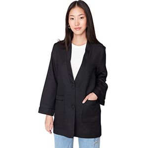 Trendyol Blazer Black Regular Trendyol Blazer Black Regular