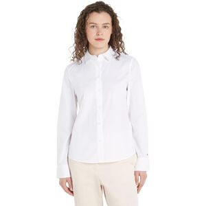 Tommy Hilfiger Women's Regular Fit Cotton Shirt, White (Th Optic White), 4 Tommy Hilfiger Women's Regular Fit Cotton Shirt, White (Th Optic White), 4