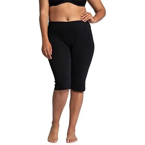 Ulla Popken Ladies Large Sizes Ladies Large Sizes up to 68 Leggings Capri Trousers Plain Easy Care and Comfortable 3/4 Length 567565, Black, 32-34 Ulla Popken Ladies Large Sizes Ladies Large Sizes up to 68 Leggings Capri Trousers Plain Easy Care and Comfortable 3/4 Length 567565, Black, 32-34