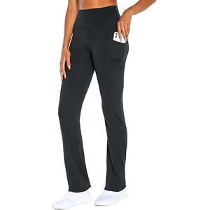 Marika Women's Jada Eclipse High Rise Pocket Bootcut Pant, Black, 2X Marika Women's Jada Eclipse High Rise Pocket Bootcut Pant, Black, 2X