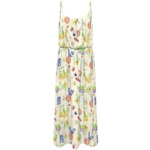 ONLY Onlnova Life Vis Strap Maxi Dress AOP, Cloud Dancer, 16 ONLY Onlnova Life Vis Strap Maxi Dress AOP, Cloud Dancer, 16
