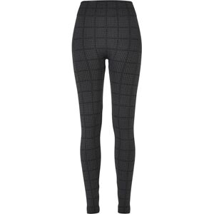 Urban Classics Women's Seamless Heritage Leggings Trousers, Aspalt Square Check, S-M Urban Classics Women's Seamless Heritage Leggings Trousers, Aspalt Square Check, S-M