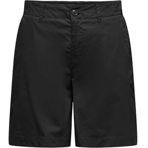 ONLY Women's Onlzora Mw Bermuda Shorts PNT, Black, S ONLY Women's Onlzora Mw Bermuda Shorts PNT, Black, S