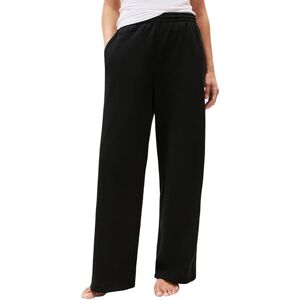 Tommy Hilfiger Women’s Wide Leg Jogging Bottoms with Elasticated Waist, Black (Black), M Tommy Hilfiger Women’s Wide Leg Jogging Bottoms with Elasticated Waist, Black (Black), M