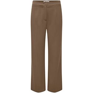 ONLY ONLMIA Female Trousers Straight Cut Trousers, Cub, 42W x 32L ONLY ONLMIA Female Trousers Straight Cut Trousers, Cub, 42W x 32L