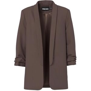 PIECES Womens Pcbosella 3/4 Blazer Noos Bc, Hot Fudge, XS UK PIECES Womens Pcbosella 3/4 Blazer Noos Bc, Hot Fudge, XS UK