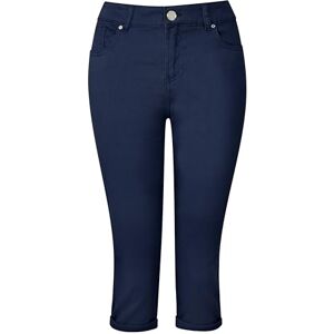 Joe Browns Women's Essentials Stretch Cotton Cropped Skinny Fit Capri Pants, Blue, 12 Joe Browns Women's Essentials Stretch Cotton Cropped Skinny Fit Capri Pants, Blue, 12
