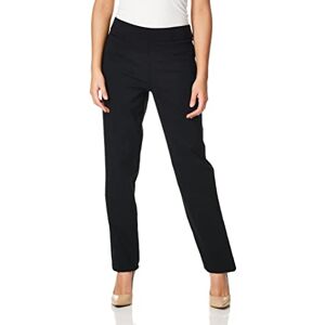 Briggs New York Women's Super Stretch Millennium World Pocket Pull On Career Pant, Black, 20 Briggs New York Women's Super Stretch Millennium World Pocket Pull On Career Pant, Black, 20