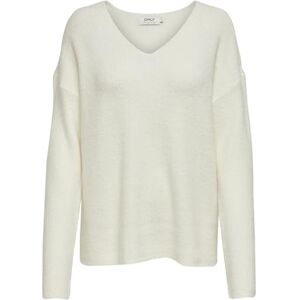 ONLY Womens Onlcamilla V-Neck L/S Pullover KNT Noos Knitted Jumper, Birch, M UK ONLY Womens Onlcamilla V-Neck L/S Pullover KNT Noos Knitted Jumper, Birch, M UK