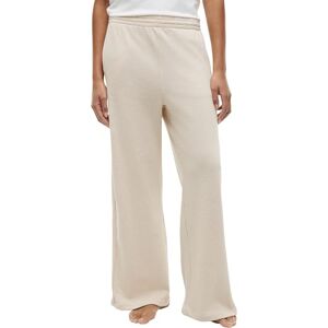 Tommy Hilfiger Women’s Wide Leg Jogging Bottoms with Elasticated Waist, Beige (Heathered Oat), M Tommy Hilfiger Women’s Wide Leg Jogging Bottoms with Elasticated Waist, Beige (Heathered Oat), M