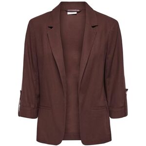 ONLY Onlgoa 3/4 Unline Linen Bl Blazer CC TLR, Brown Stone, 10 ONLY Onlgoa 3/4 Unline Linen Bl Blazer CC TLR, Brown Stone, 10