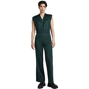 G-STAR Women's Wide Leg V-Neck Jumpsuit , Green (laub D22370-C813-4287), L G-STAR Women's Wide Leg V-Neck Jumpsuit , Green (laub D22370-C813-4287), L