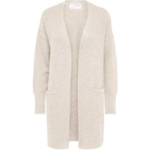 SELECTED FEMME Female Cardigan Long, Birch, L SELECTED FEMME Female Cardigan Long, Birch, L