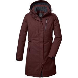 killtec KOW 303 WMN PRK 41815-000 Women's Functional Parka with Zip-Off Hood Dark Wine Red 50 killtec KOW 303 WMN PRK 41815-000 Women's Functional Parka with Zip-Off Hood Dark Wine Red 50
