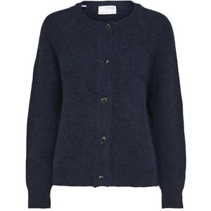 SELECTED FEMME Women's Slflulu LS Knit Short Cardigan B Noos Cardigan, Dark Sapphire, S SELECTED FEMME Women's Slflulu LS Knit Short Cardigan B Noos Cardigan, Dark Sapphire, S