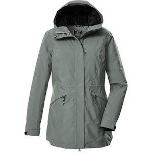 killtec KOW 19 WMN PRK 43307-000 Women's Outdoor Parka/Functional Parka with Hood Green Grey 42 killtec KOW 19 WMN PRK 43307-000 Women's Outdoor Parka/Functional Parka with Hood Green Grey 42