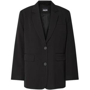 PIECES Pckamil LS Loose Blazer Noos Bc, Black, L PIECES Pckamil LS Loose Blazer Noos Bc, Black, L