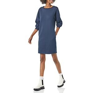 Amazon Essentials Women's Fleece Blouson Sleeve Crewneck Sweatshirt Dress (Available in Plus Size), Navy, X-Large Amazon Essentials Women's Fleece Blouson Sleeve Crewneck Sweatshirt Dress (Available in Plus Size), Navy, X-Large