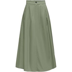 ONLY Female Skirt ONLZORA Long Skirt, Green, M ONLY Female Skirt ONLZORA Long Skirt, Green, M