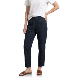 Street One 3817598 Women's Slim Leg Chino with Elastic Waistband, Shadowed Navy, 46W x 28L Street One 3817598 Women's Slim Leg Chino with Elastic Waistband, Shadowed Navy, 46W x 28L