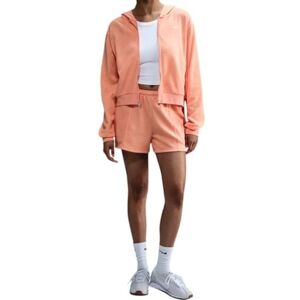Nike Women's Chll Ft Fz Hdy Jacket, Apricot Agate/Htr/Sail, S Nike Women's Chll Ft Fz Hdy Jacket, Apricot Agate/Htr/Sail, S