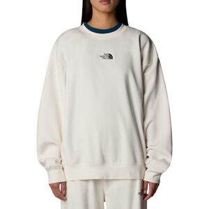 The North Face Women's Essential Crew Sweatshirt, White Dune, M The North Face Women's Essential Crew Sweatshirt, White Dune, M