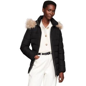 Tommy Hilfiger Women's Long Heritage Down Tyra Jacket with Fur, Black (Black), M Tommy Hilfiger Women's Long Heritage Down Tyra Jacket with Fur, Black (Black), M